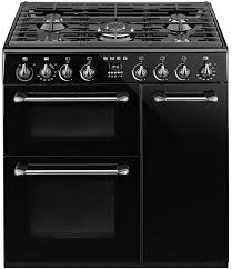 Smeg Dual Fuel Range Cooker BU93BL